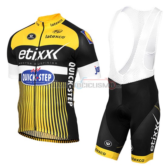 Abbigliamento Ciclismo Quick Step 2016 giallo e nero